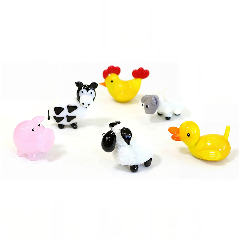 Art Craft Duck - Paskalya Dekor Minik Cam Hayvan Heykeli