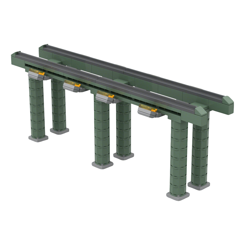 Art Craft Museum - 124 Parça MOC Tren Müzesi Standı