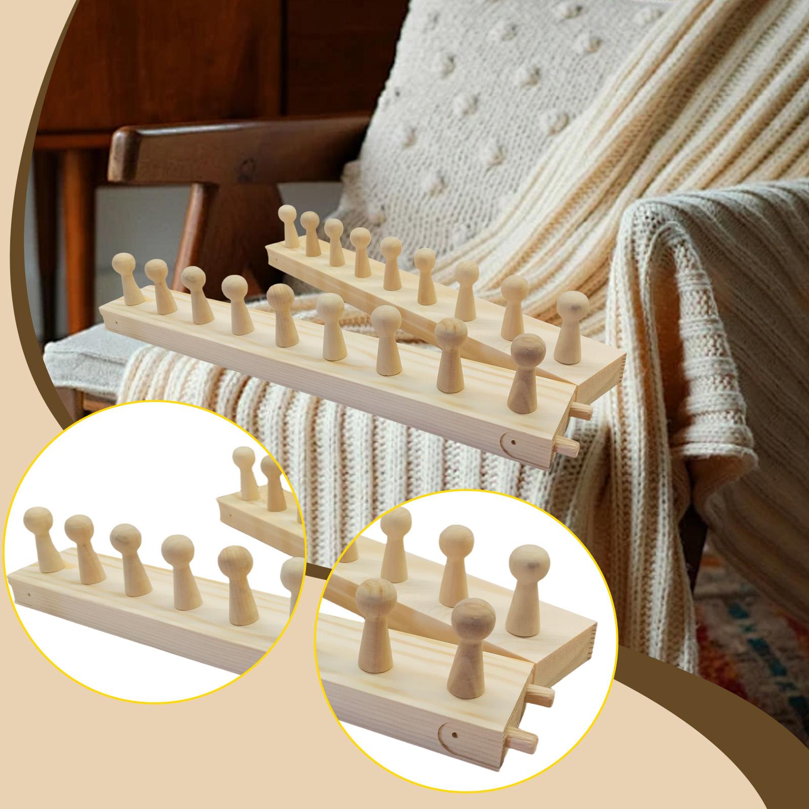 Loom Weaving Frame - Kalın Battaniye Örgüsü, Kendin Yap İplik