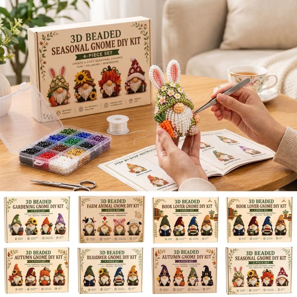 Art Craft Education - Canlı Renkli Tüp Boncuklar 3D Boncuklu
