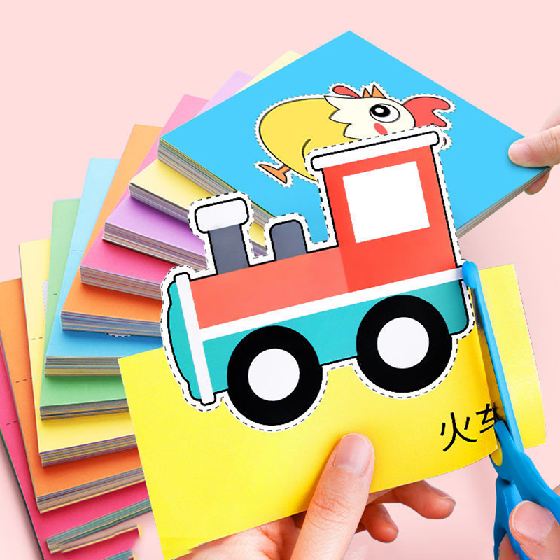 Art Craft 5 Year Old - 96 Parça Eğlenceli Kağıt Kesme Seti,