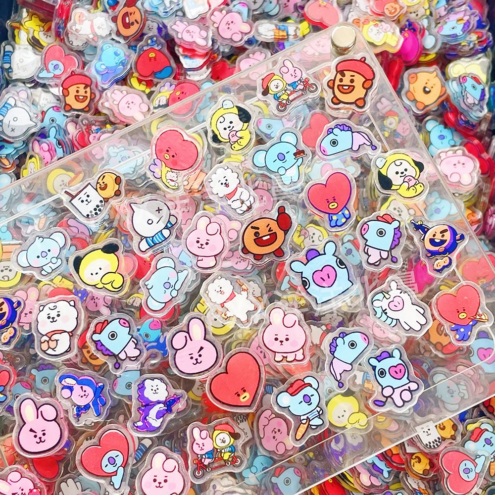 BT21 akrilik levha DIY telefon - Art Craft Accessories incelemesi ve fiyatı