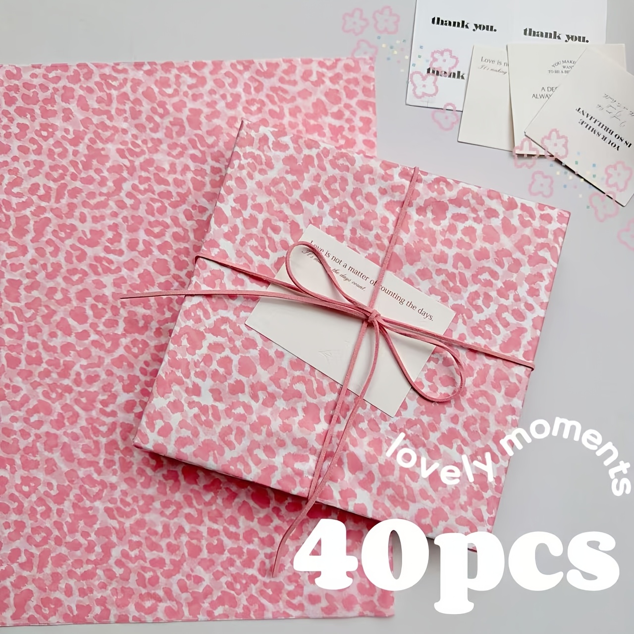 40 Yaprak Pembe Leopar Desenli - Art X Craft incelemesi ve fiyatı