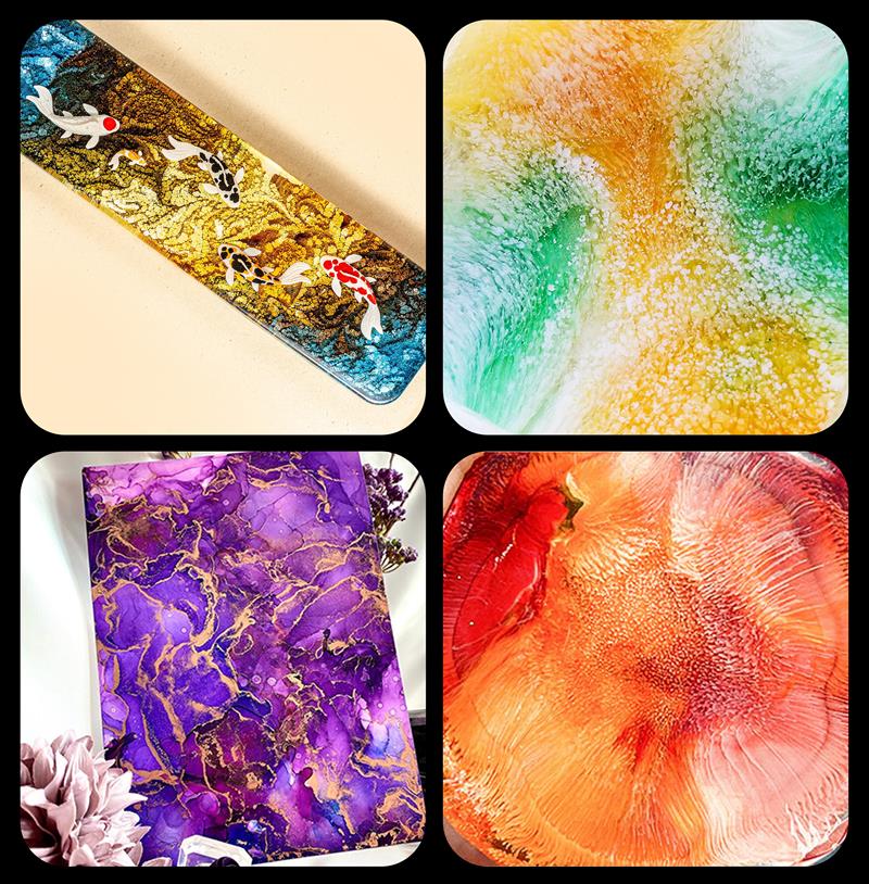 1 takım Sanat Mürekkep Alkol E - Alcohol Ink Set incelemesi ve fiyatı