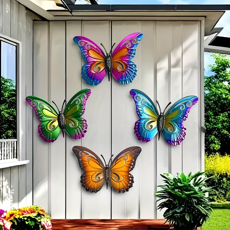 4 adet Renkli Metal Kelebek He - Art Craft Butterfly incelemesi ve fiyatı