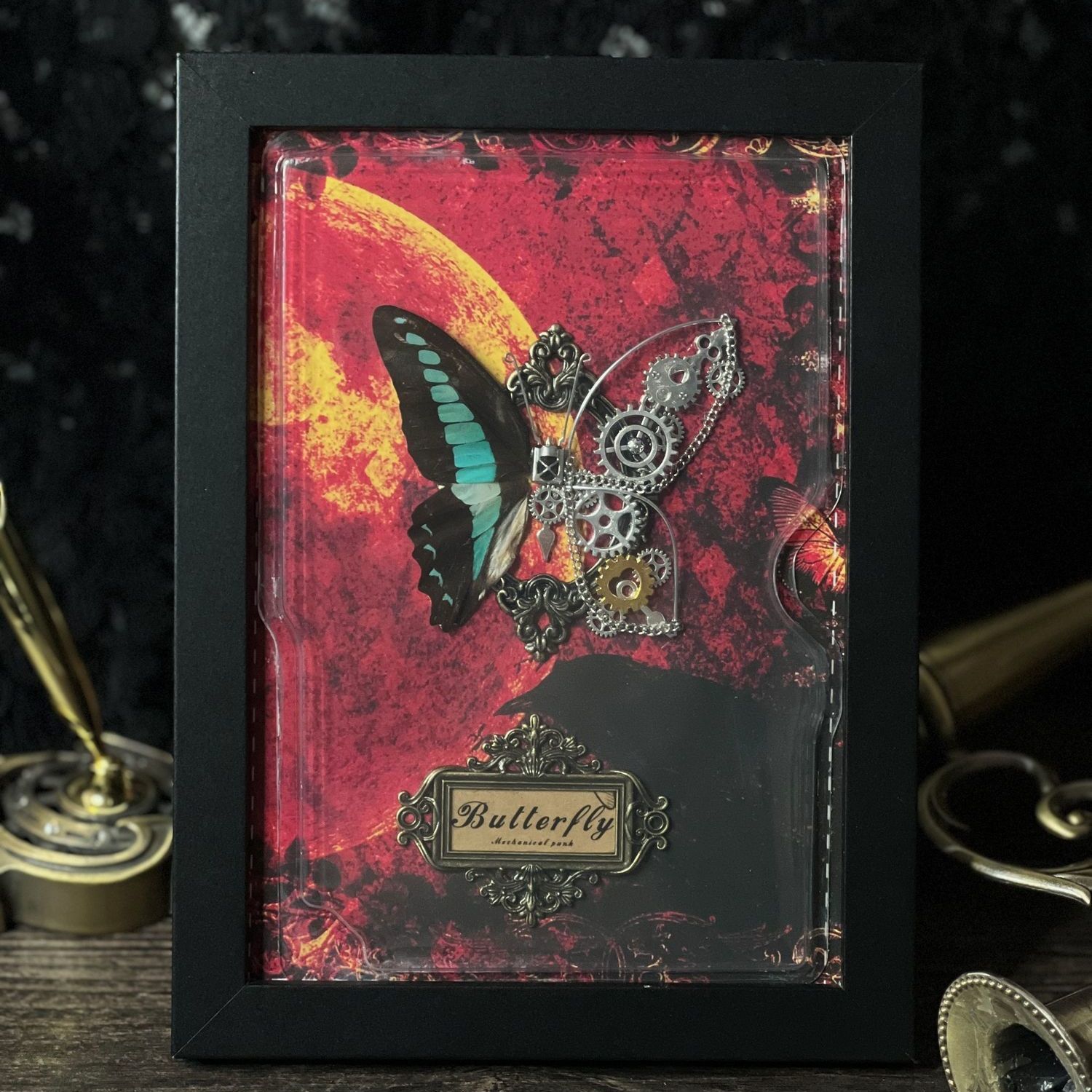 Steampunk Kelebek Çerçevesi DI - Art Craft Butterfly incelemesi ve fiyatı