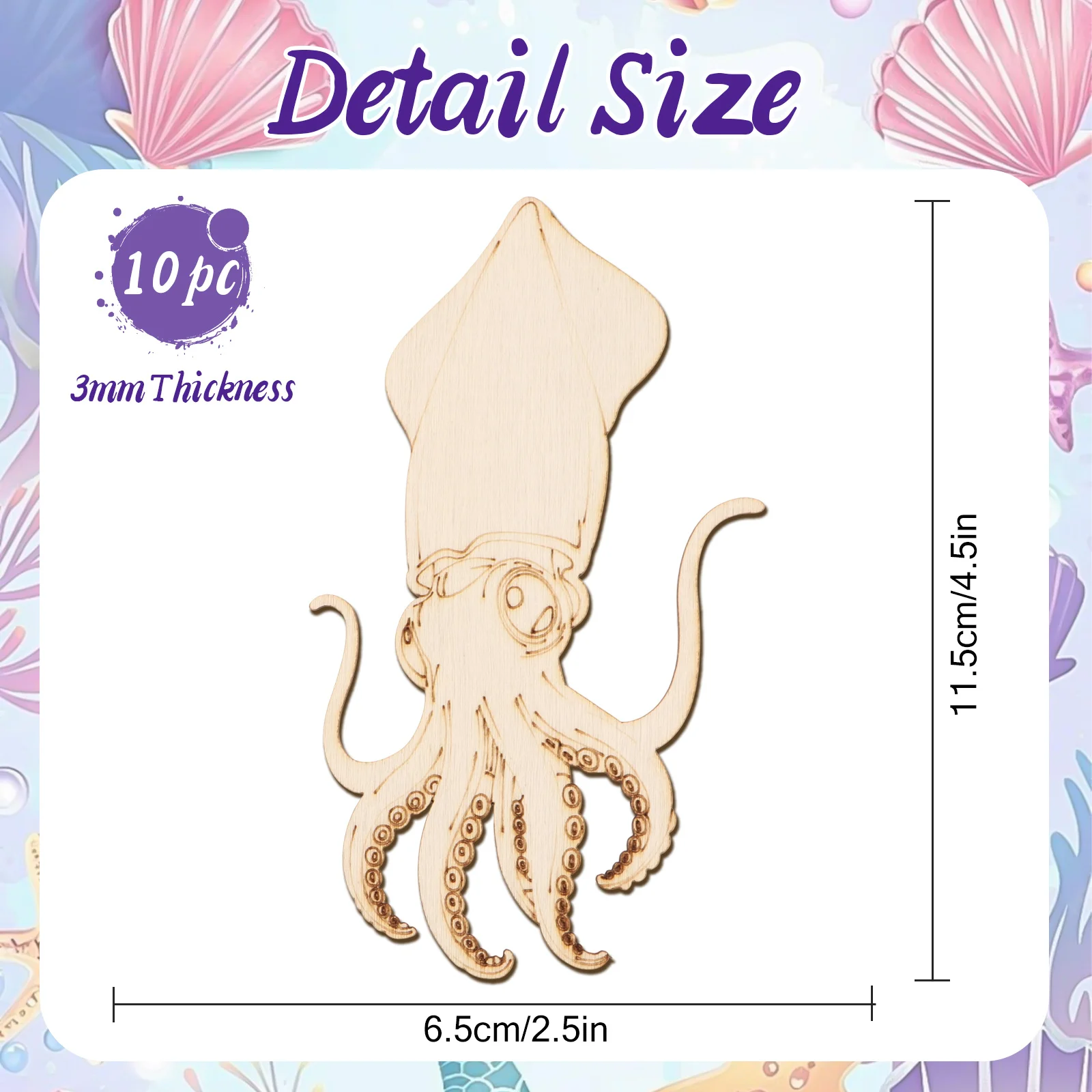 10 adet/takım Bitmemiş Ahşap E - Art Crafting incelemesi ve fiyatı