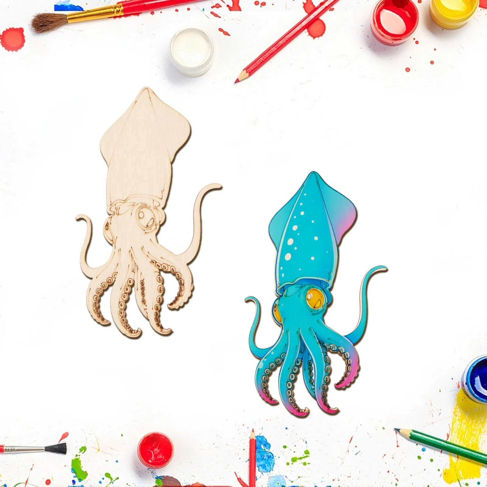 10 adet/takım Bitmemiş Ahşap E - Art Crafting incelemesi ve fiyatı