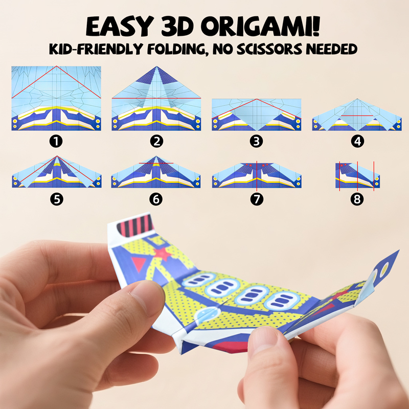36 yaprak kağıt uçak origami s - Art Craft Education incelemesi ve fiyatı