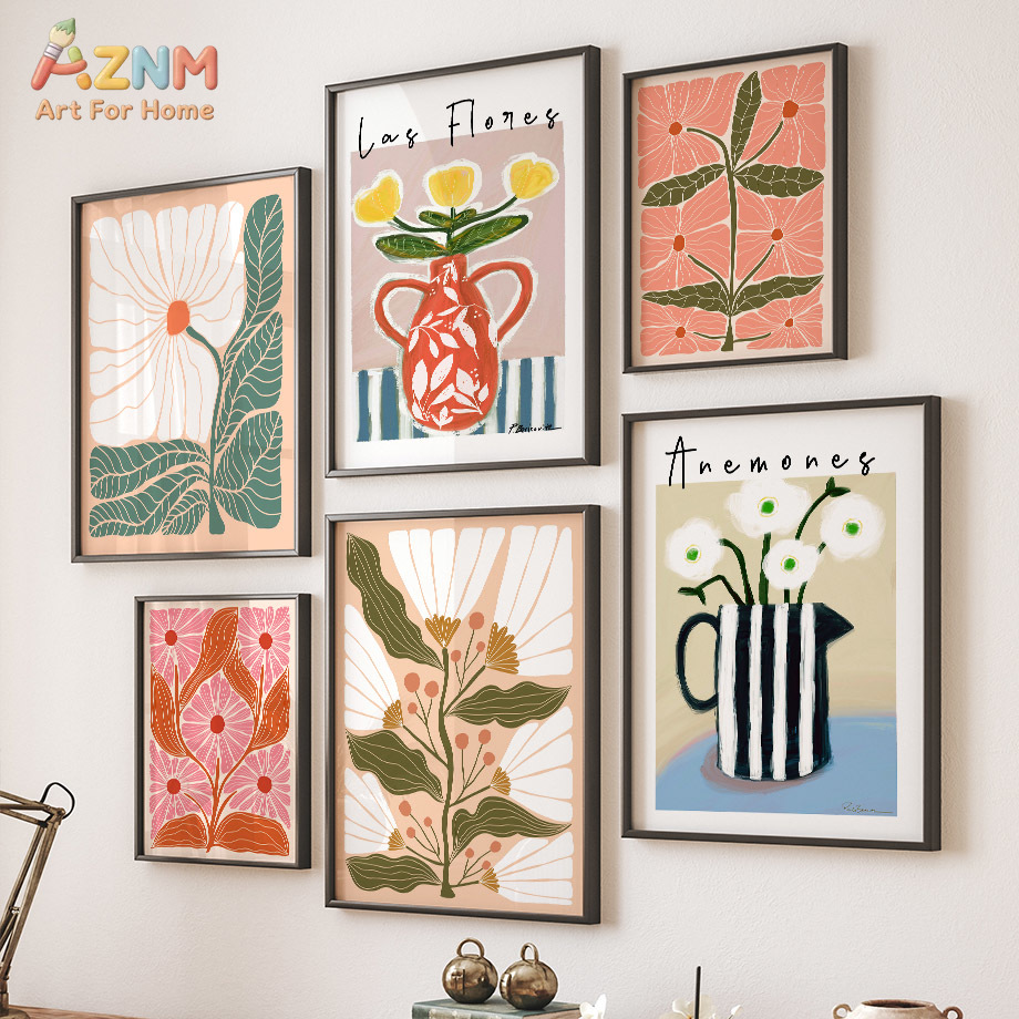 AZNM Boho Çiçekli Kanvas Duvar - Art Craft Butterfly incelemesi ve fiyatı