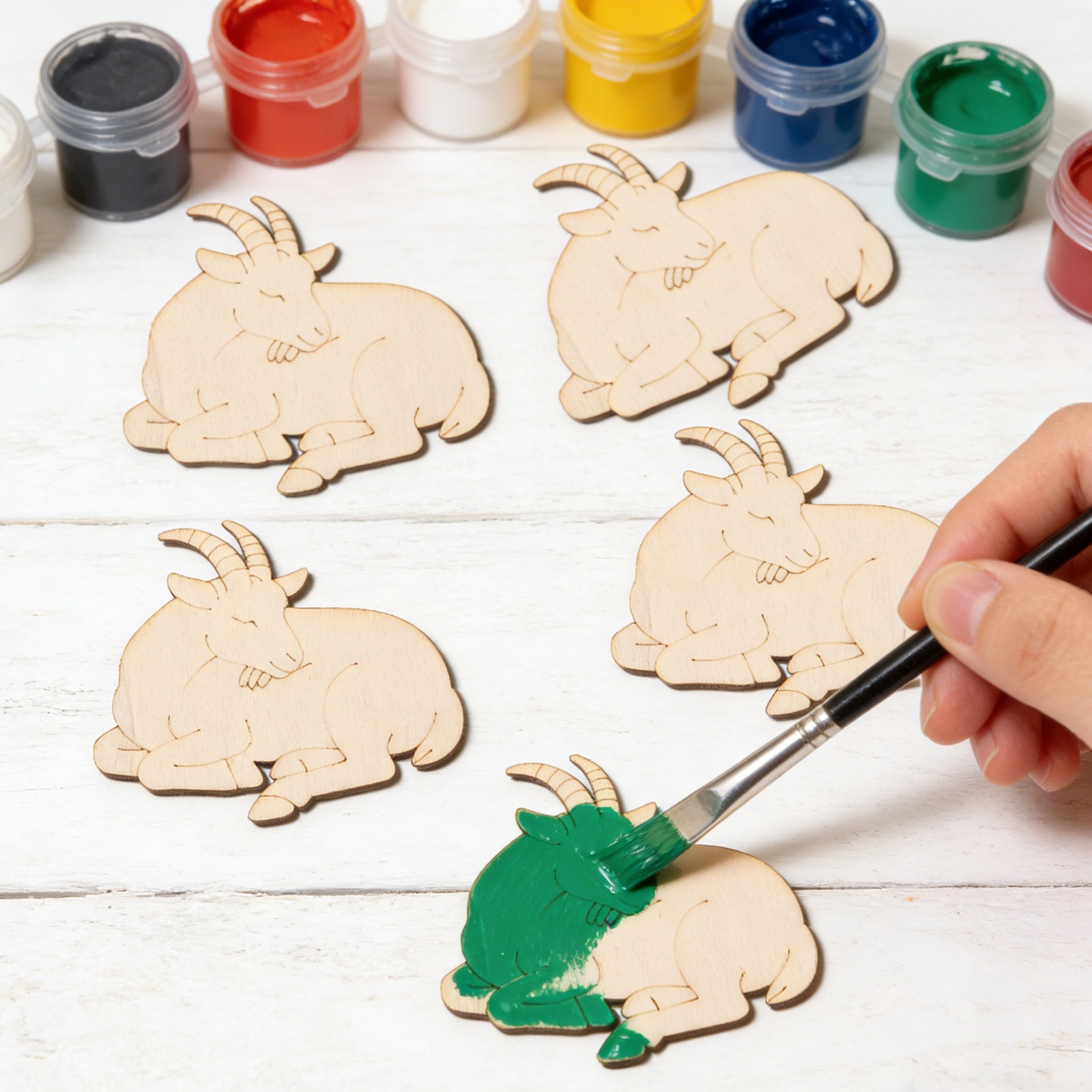 10 adet/takım Bitmemiş Ahşap K - Art Crafting incelemesi ve fiyatı