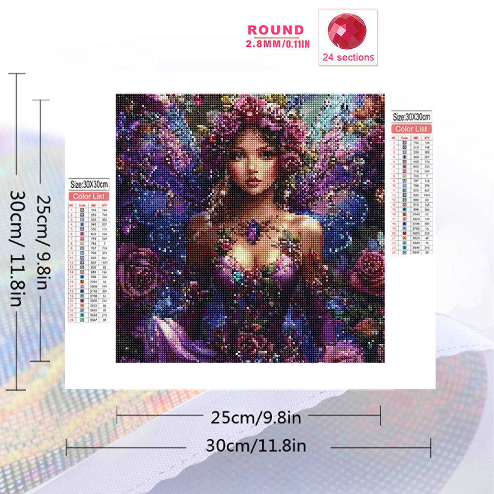 5D DIY Elmas Mozaik Kadın Port - Art Craft Butterfly incelemesi ve fiyatı