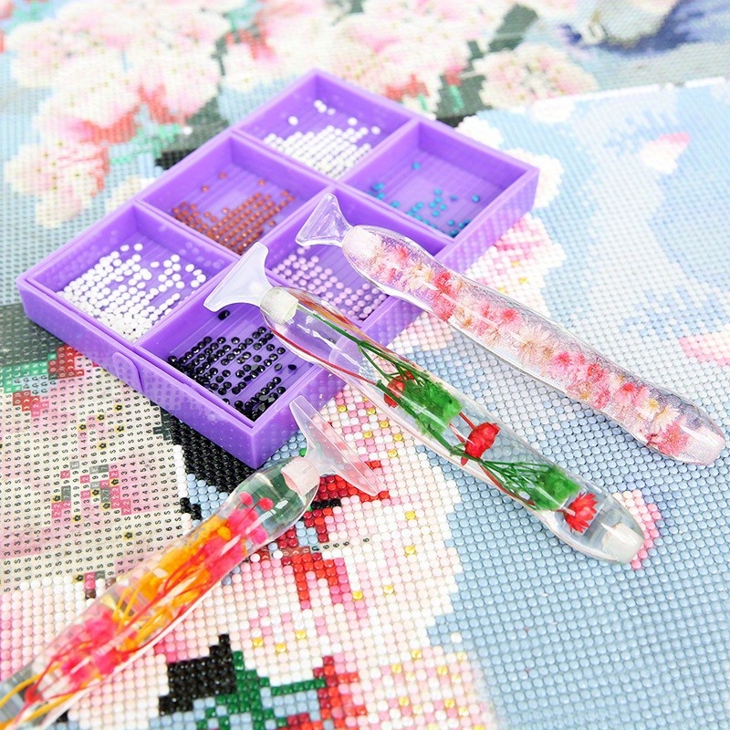 1 takım Çiçek Tasarımlı Reçine - Art Craft Accessories incelemesi ve fiyatı